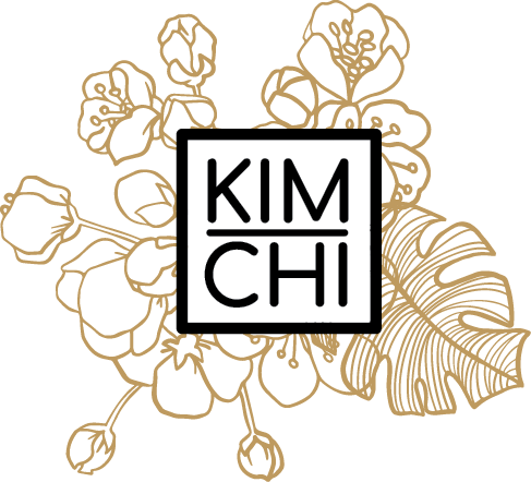 Kimchi Logo with the leaves